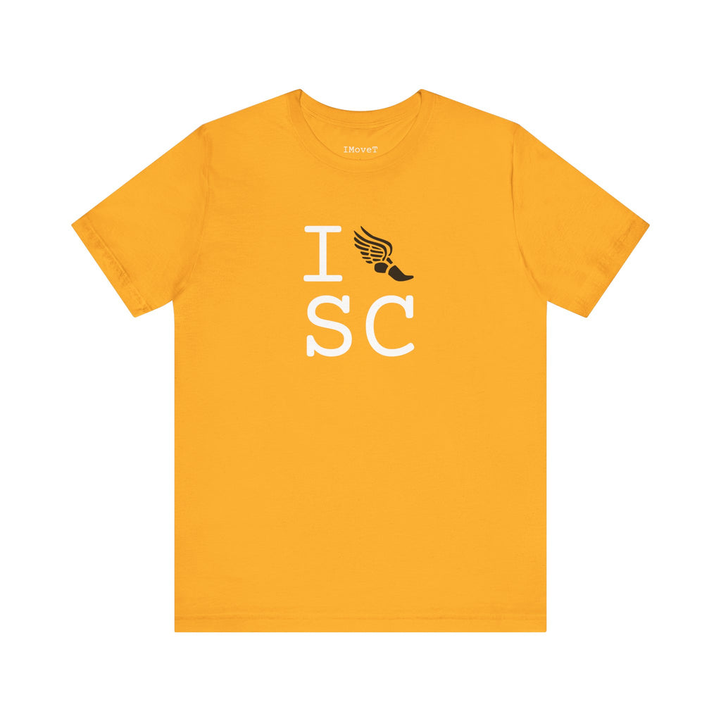 I Run ___ unisex T, black logo