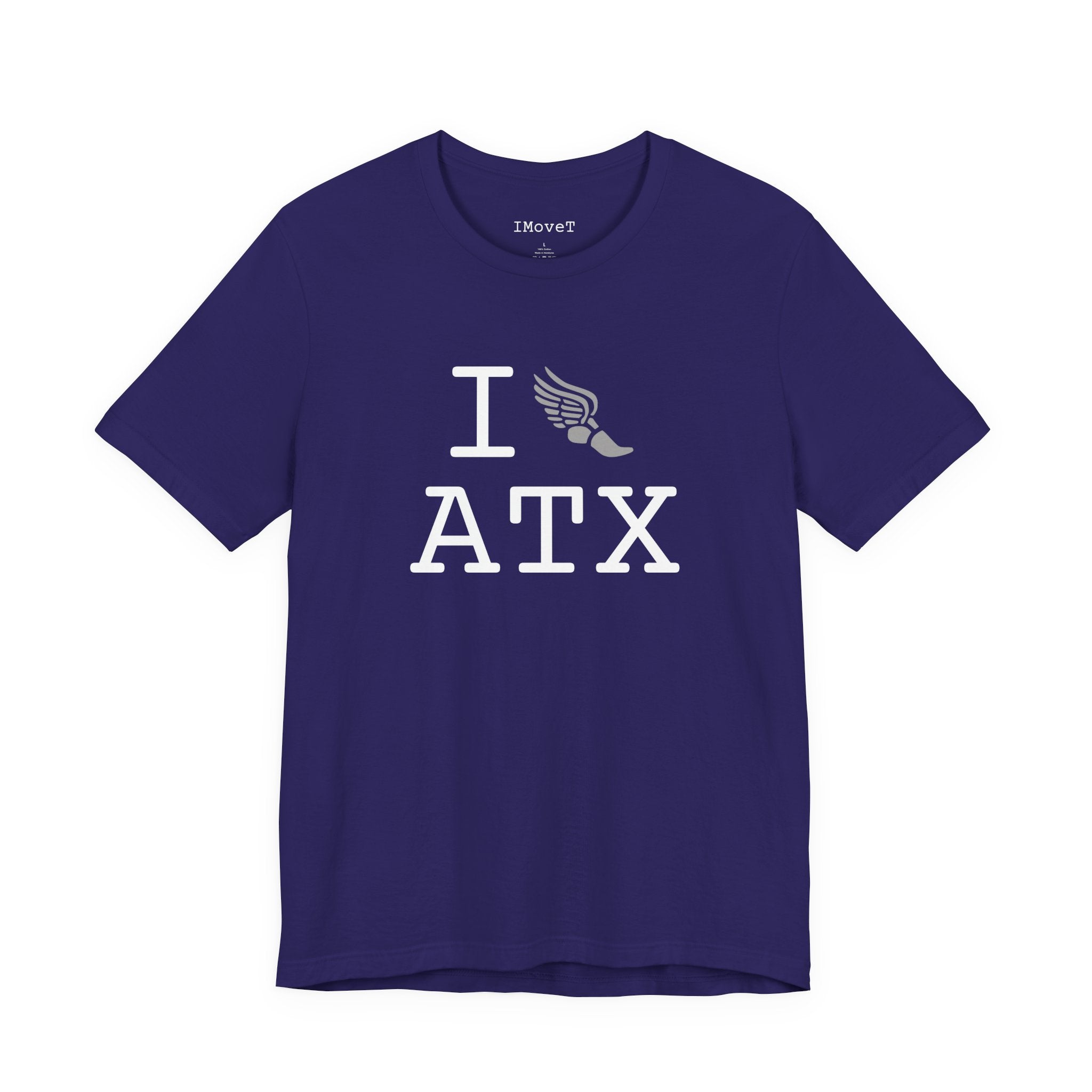 I Run ___ unisex T, grey logo