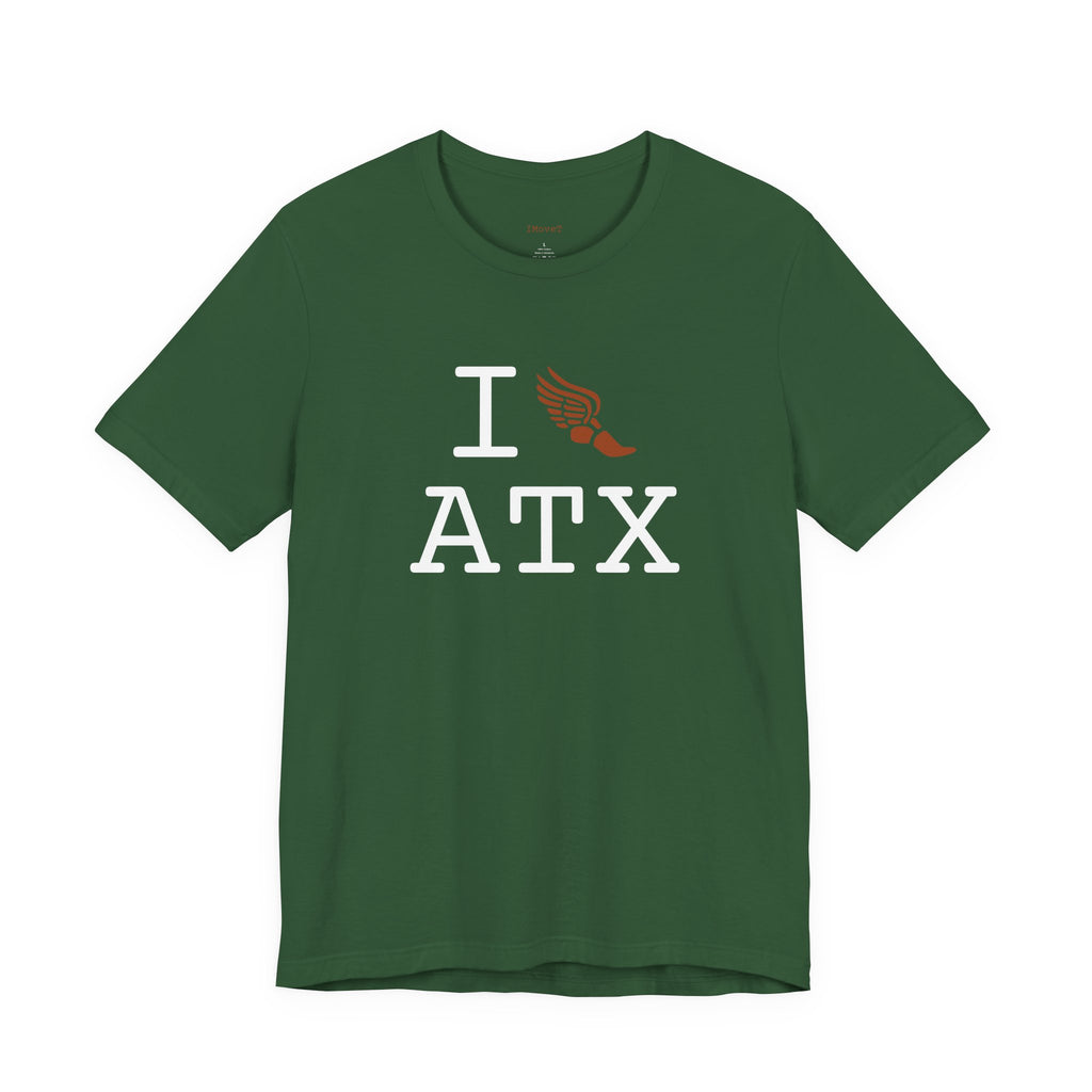 I Run ___ unisex T, autumn logo