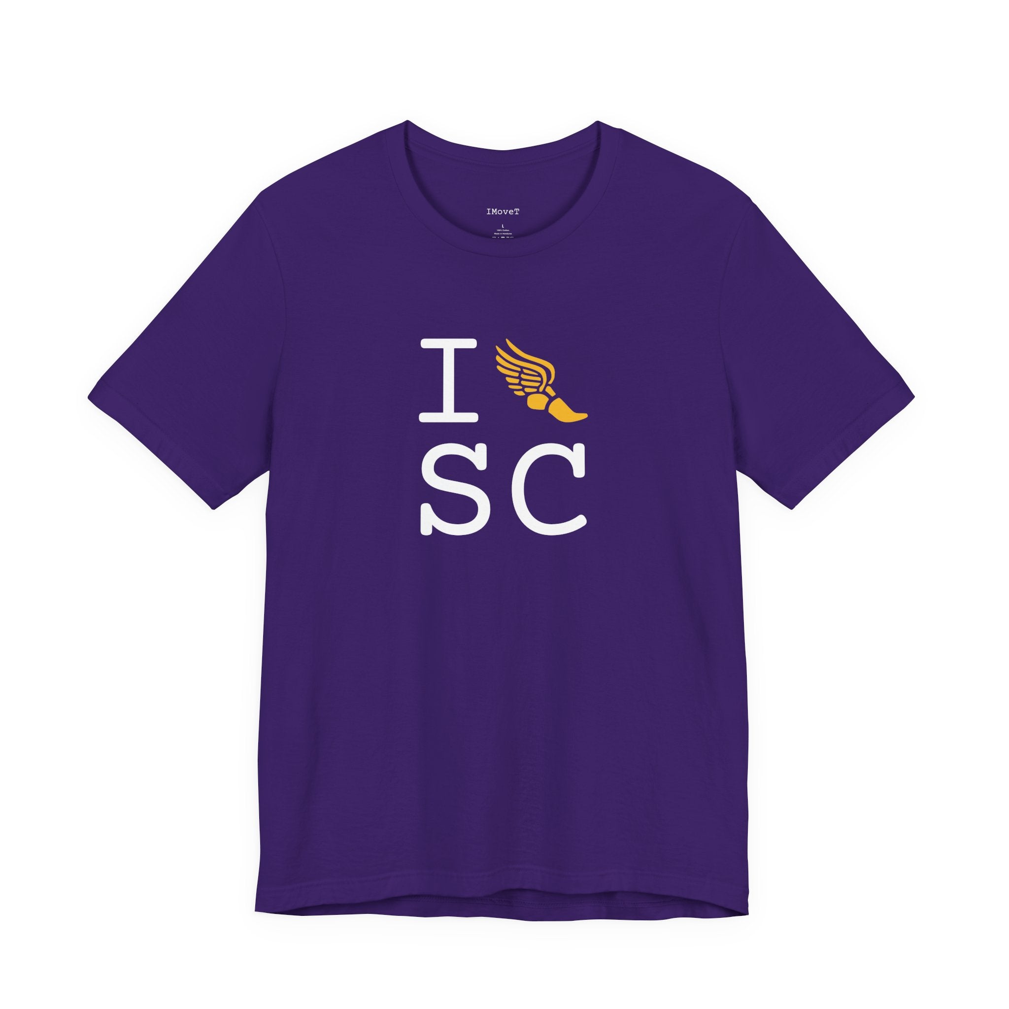 I Run ___ unisex T, yellow logo
