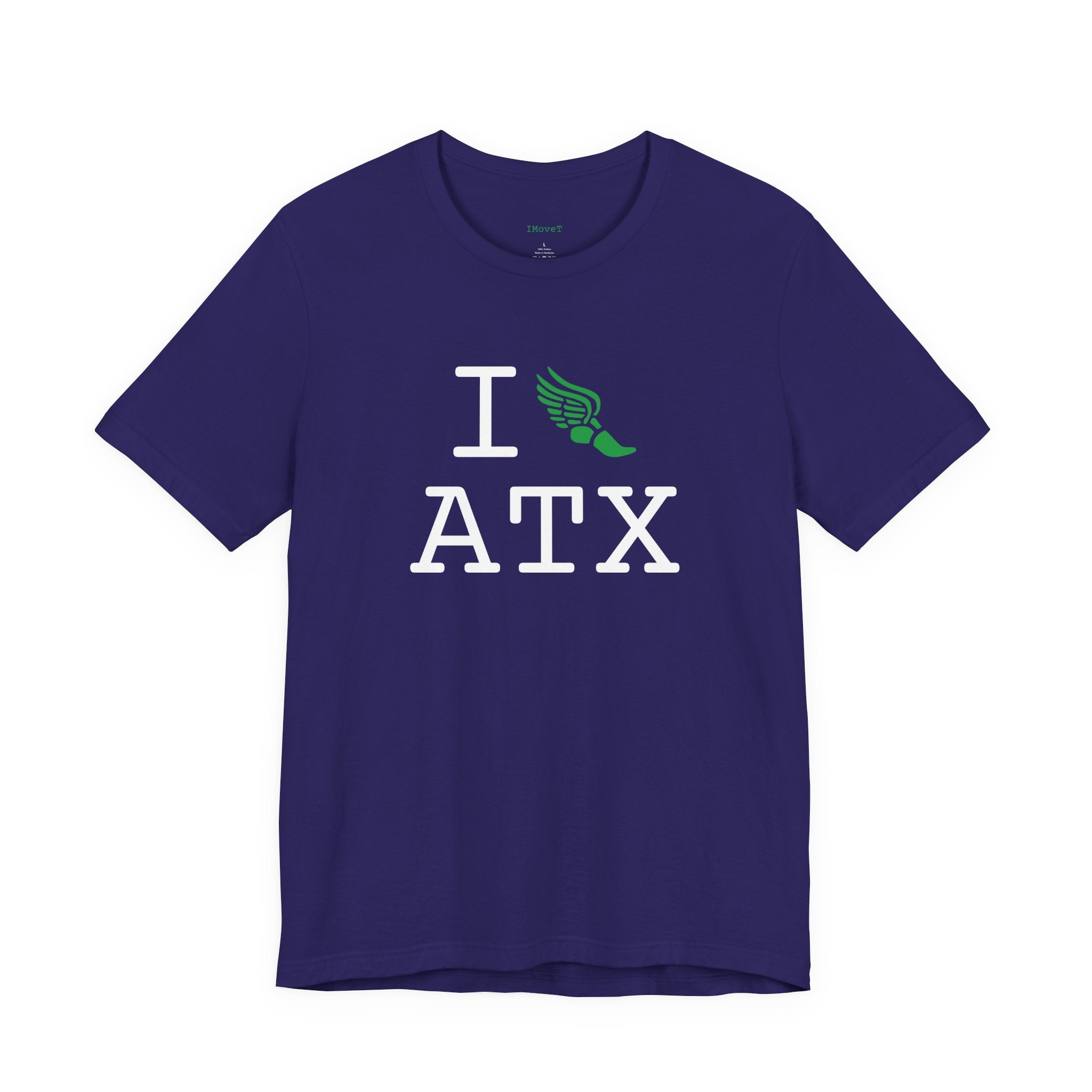 I Run ___ unisex T, green logo