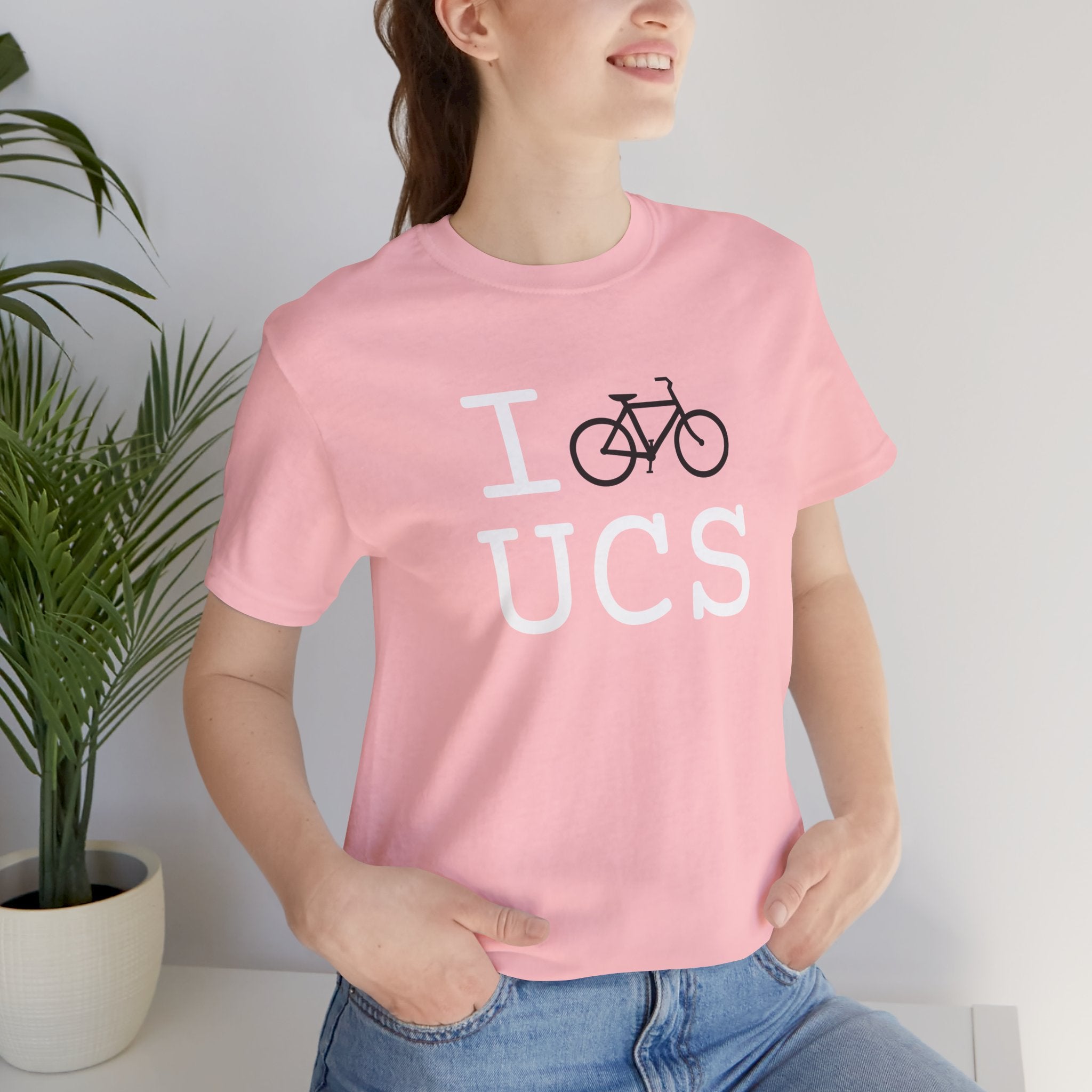 I Bike ___ unisex T, black bike