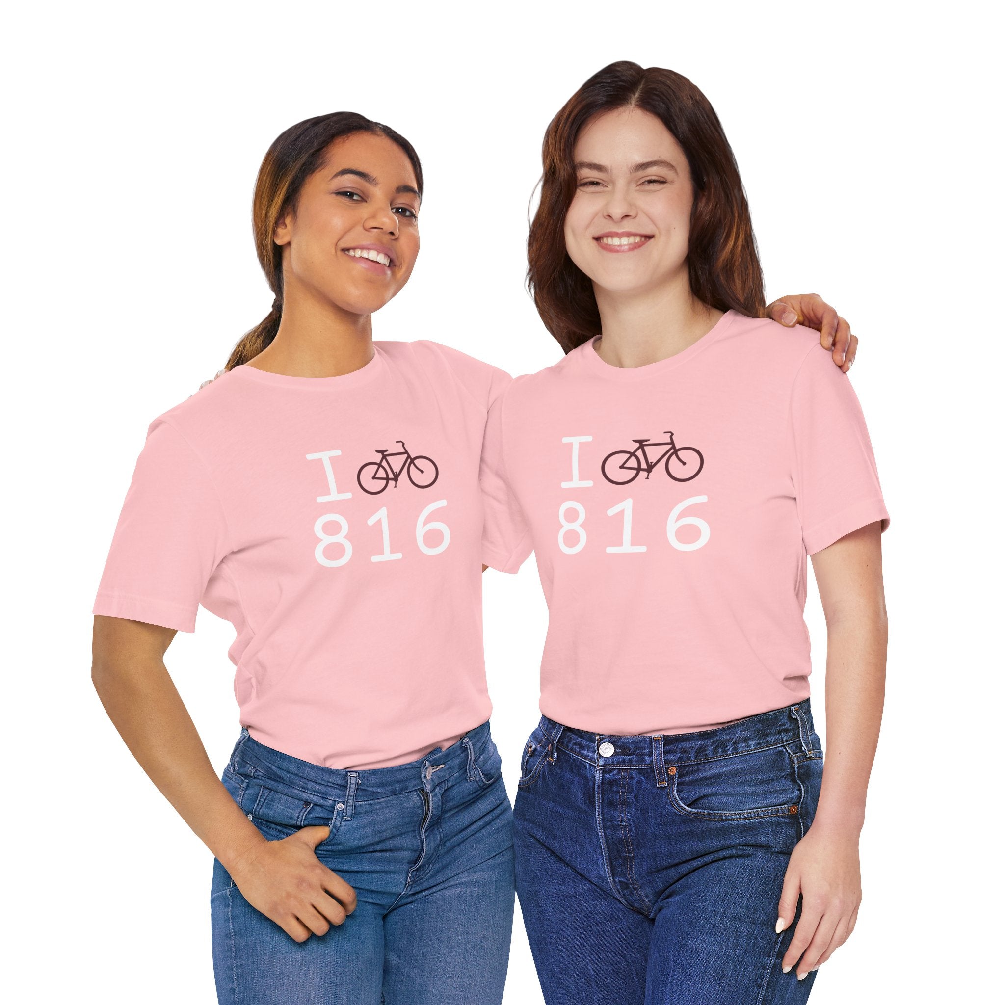 I Bike ___ unisex T, maroon bike