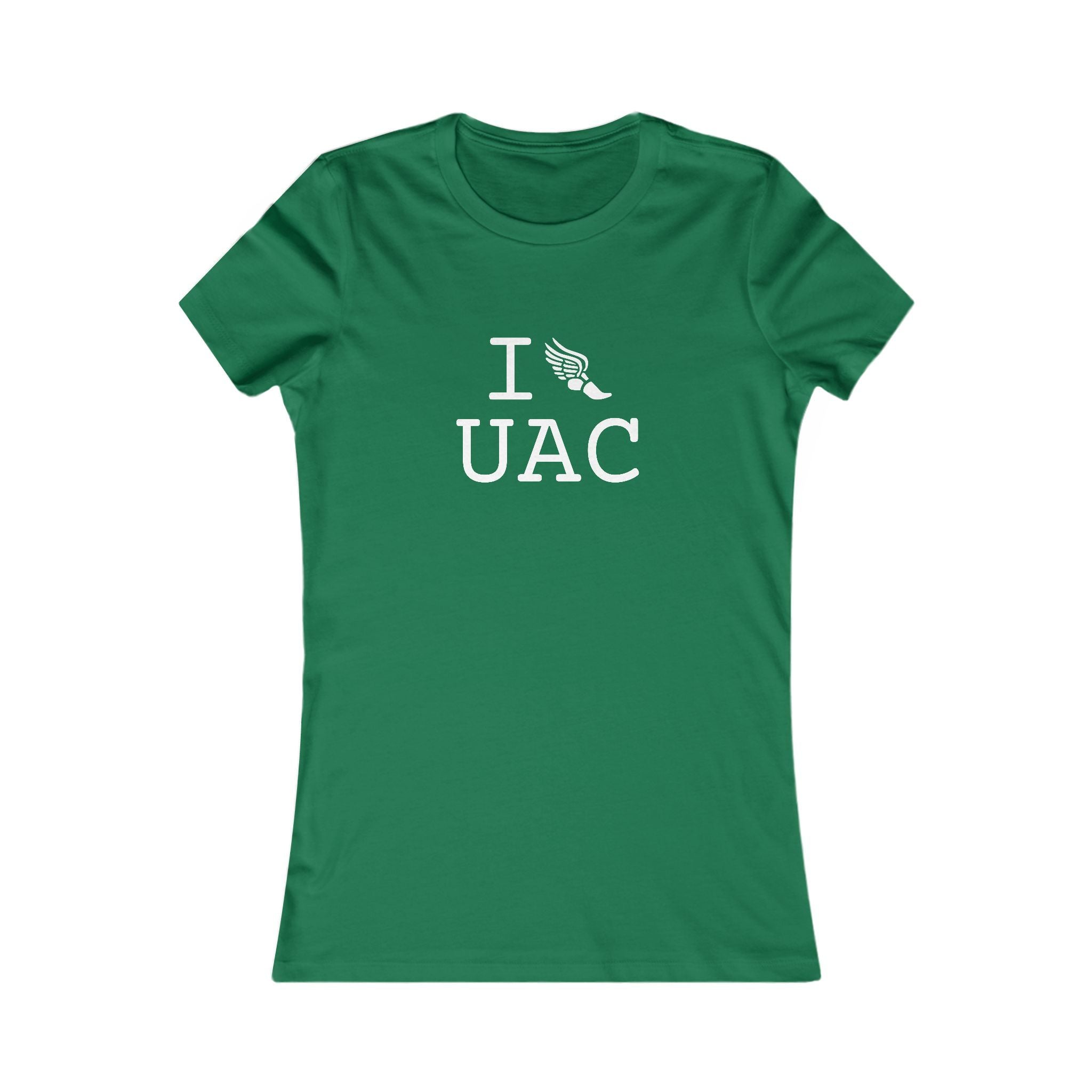 I Run ___ women's T, white logo