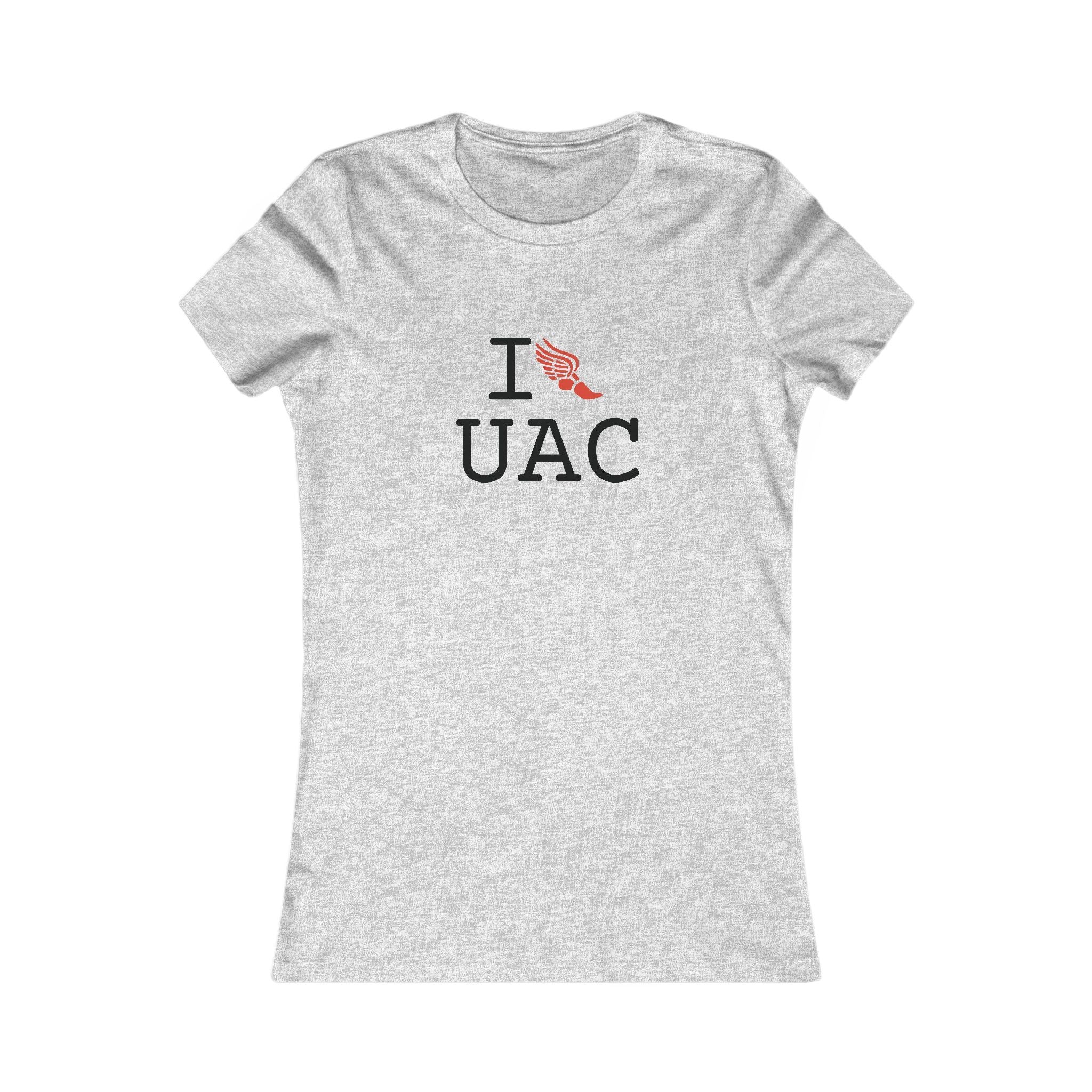 I Run ___ women's T, red logo