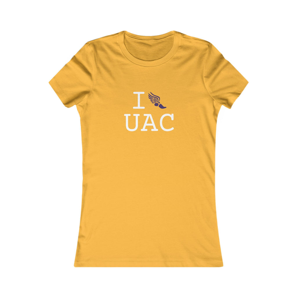 I Run ___ women's T, purple logo