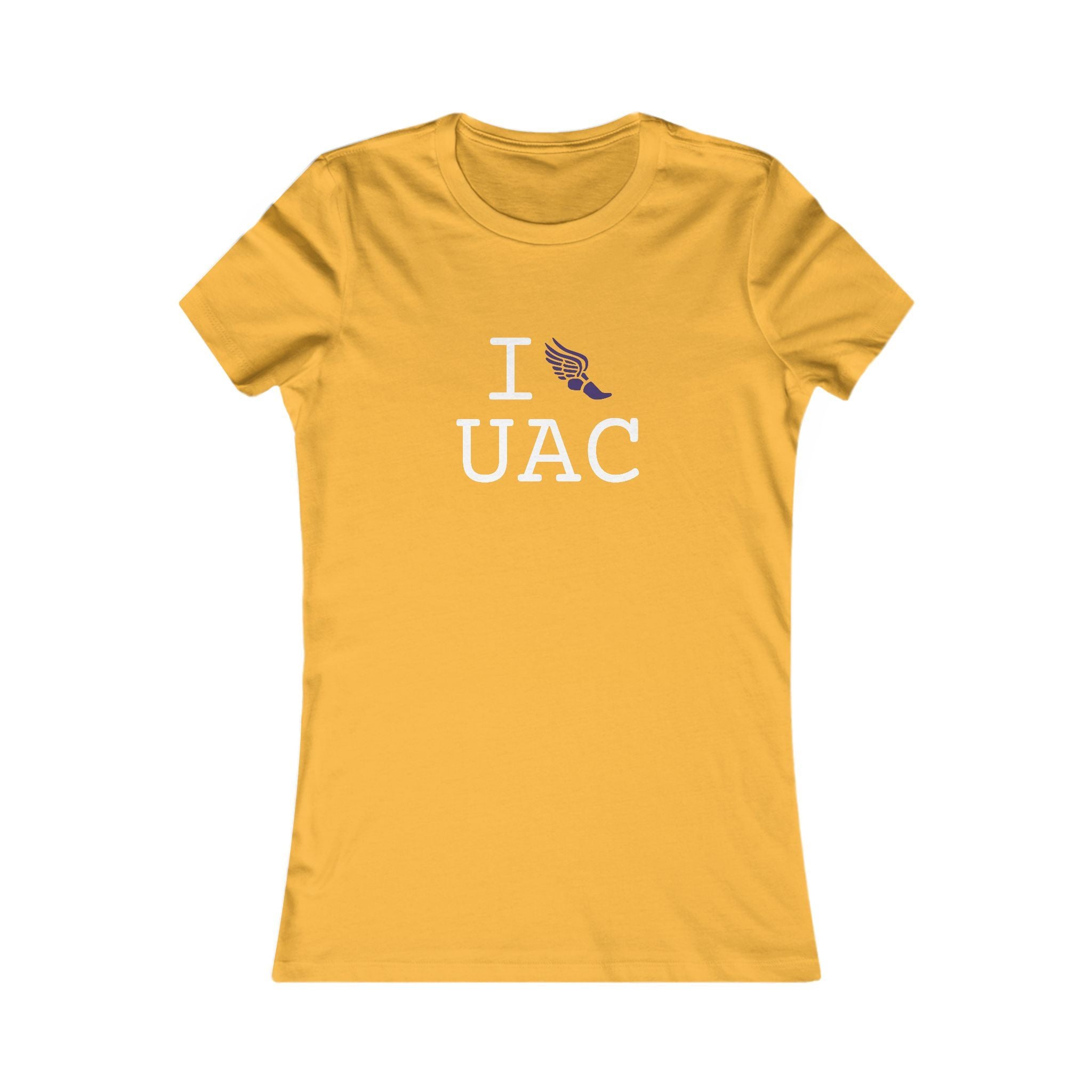 I Run ___ women's T, purple logo