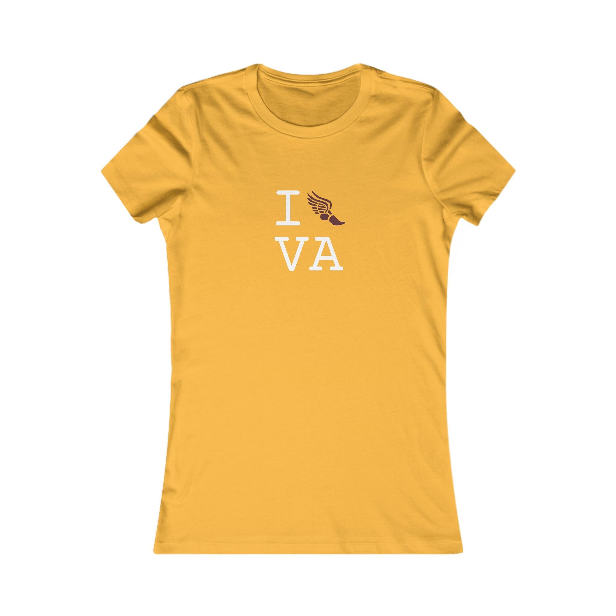 I Run ___ women's T, maroon logo