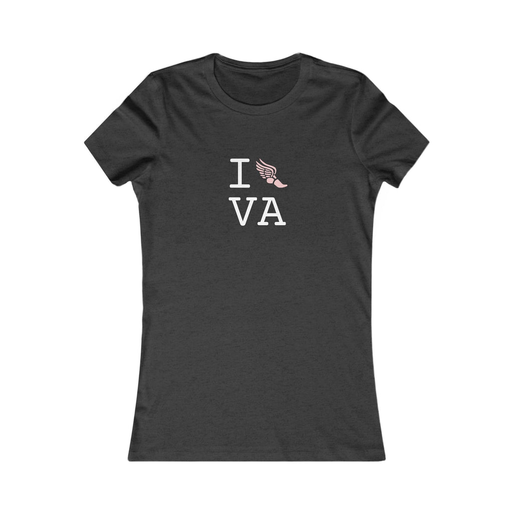 I Run ___ women's T, pink logo