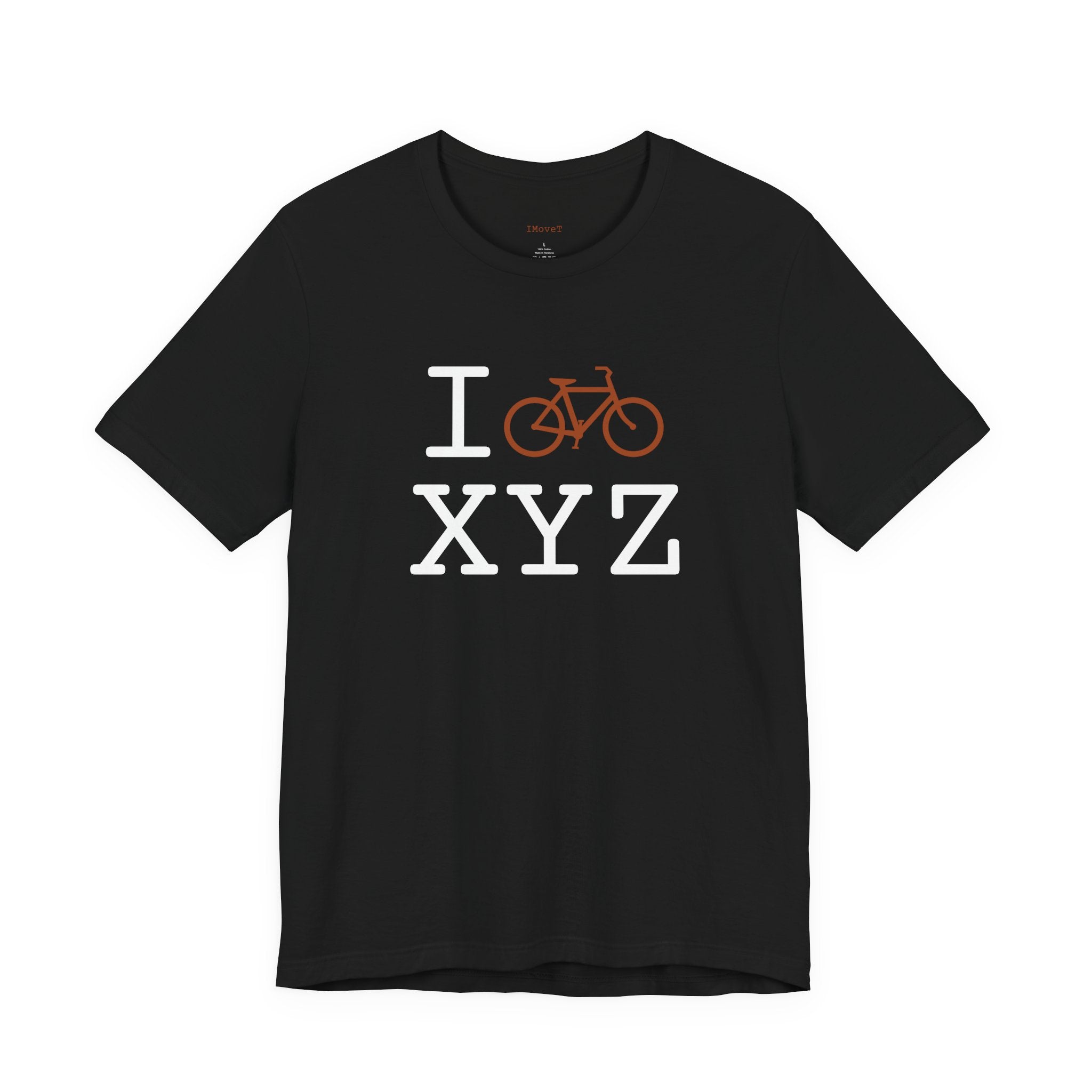 I Bike ___ unisex T, autumn bike