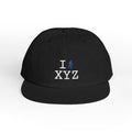 I Hike athletic hat, blue hiker