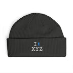 I Hike beanie, light blue hiker