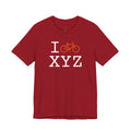 I Bike unisex T, orange bike