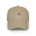 I Bike baseball cap, navy bike