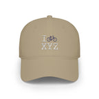 I Bike baseball cap, navy bike