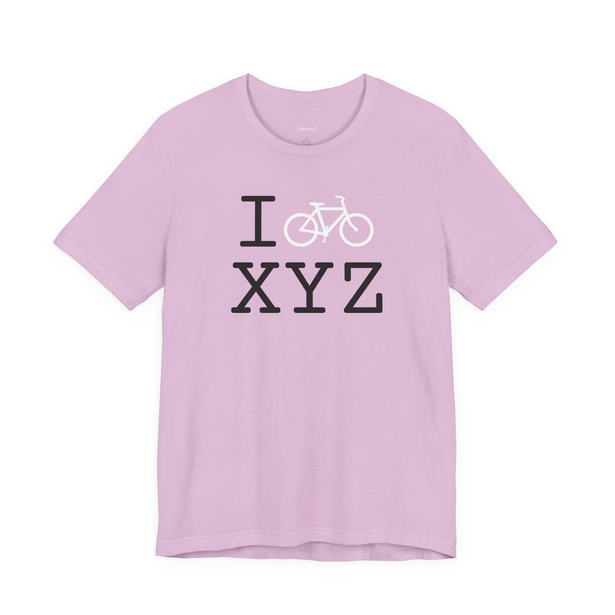 I Bike unisex T, white bike