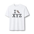 I Run ___ athletic T, brown logo