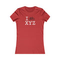 I Bike women's T, black bike