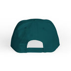 I Run athletic hat, purple logo
