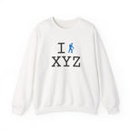 I Hike sweatshirt, light blue hiker