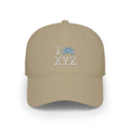 I Bike baseball cap, light blue bike