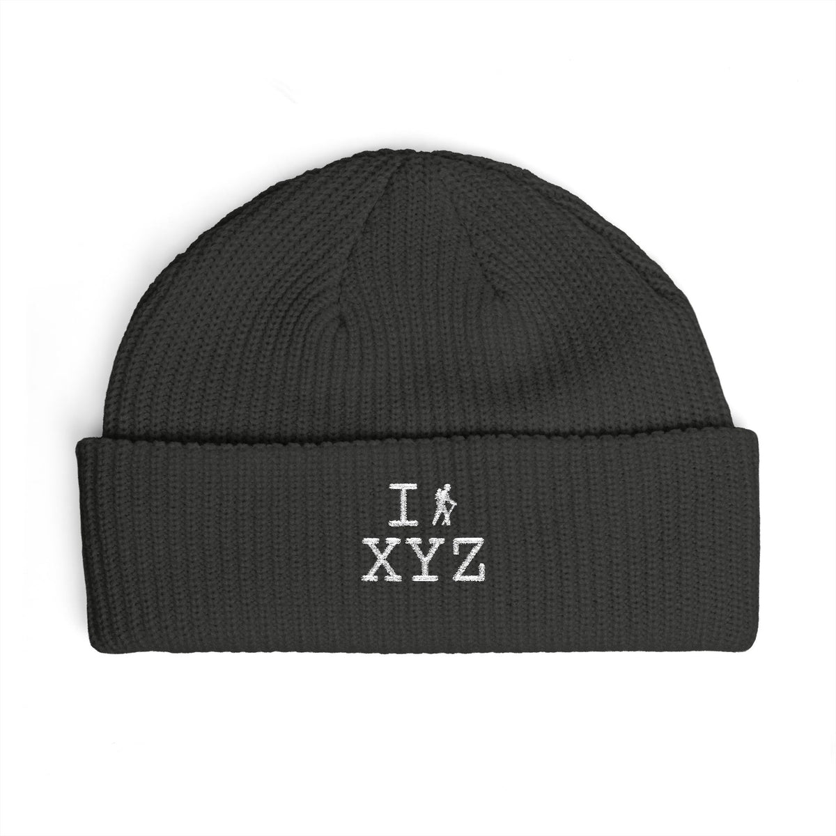 I Hike beanie, white hiker