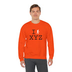 I Hike sweatshirt, white hiker