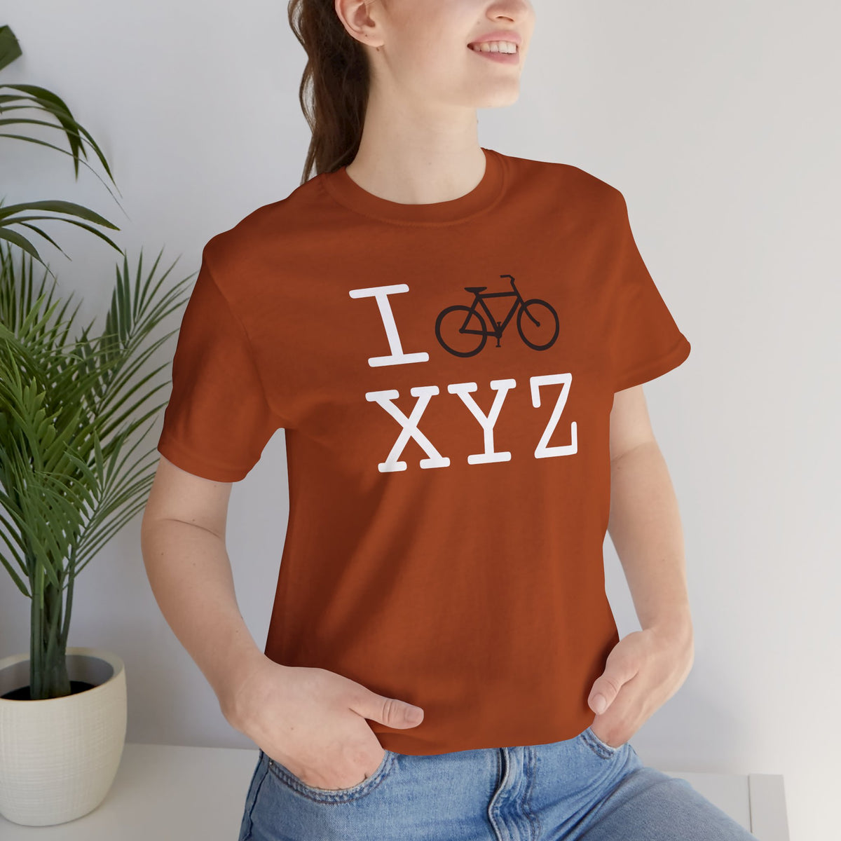 I Bike unisex T, black bike