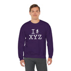 I Hike sweatshirt, white hiker