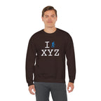 I Hike sweatshirt, light blue hiker