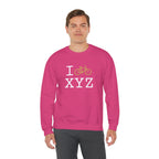 I Bike sweatshirt, gold bike