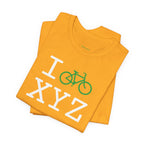 I Bike unisex T, green bike