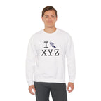 I Run sweatshirt, navy logo