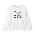 I Bike sweatshirt, green bike