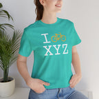 I Bike unisex T, yellow bike