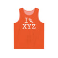 I Run men's singlet, orange