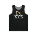 I Run men's singlet, black