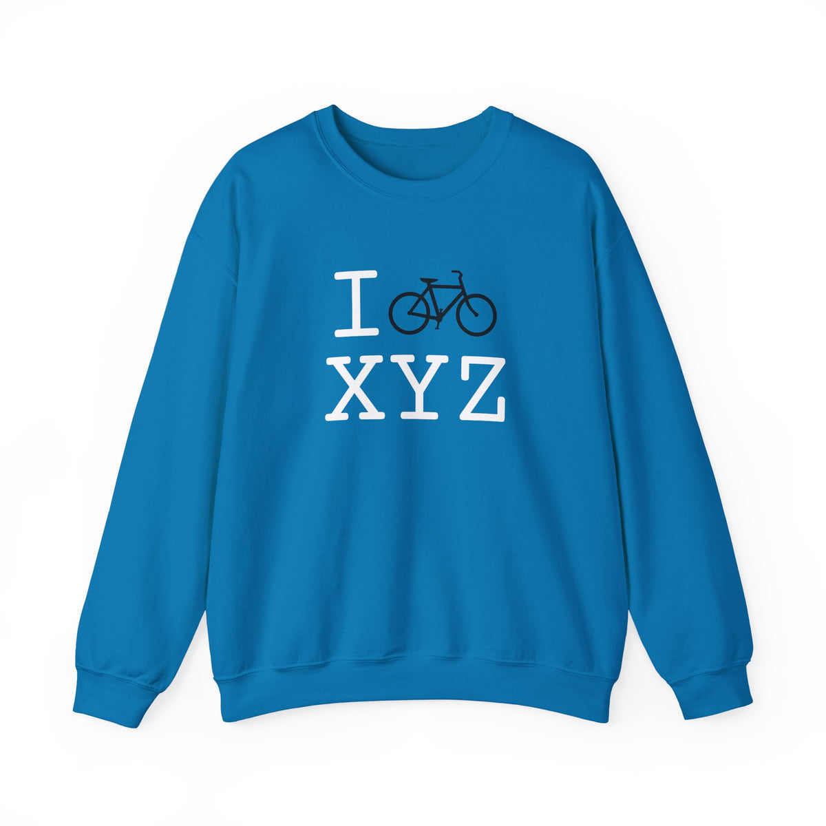 I Bike sweatshirt, black bike