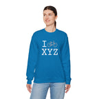 I Bike sweatshirt, grey bike
