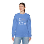 I Bike sweatshirt, grey bike