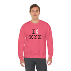 I Hike sweatshirt, white hiker