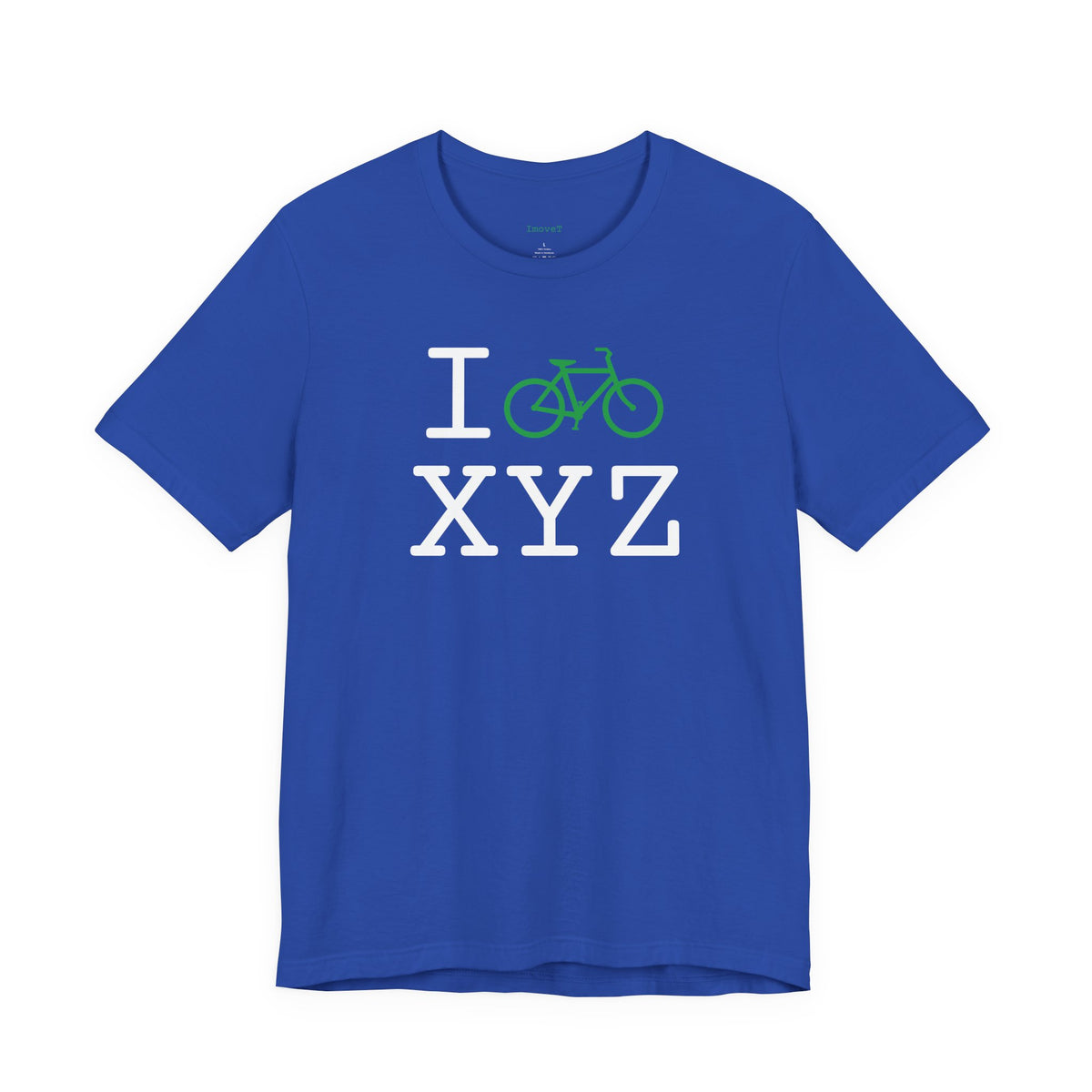 I Bike unisex T, green bike