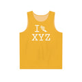 I Run men's singlet, gold