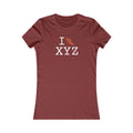 I Run women's T, orange logo