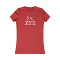 I Run women's T, pink logo