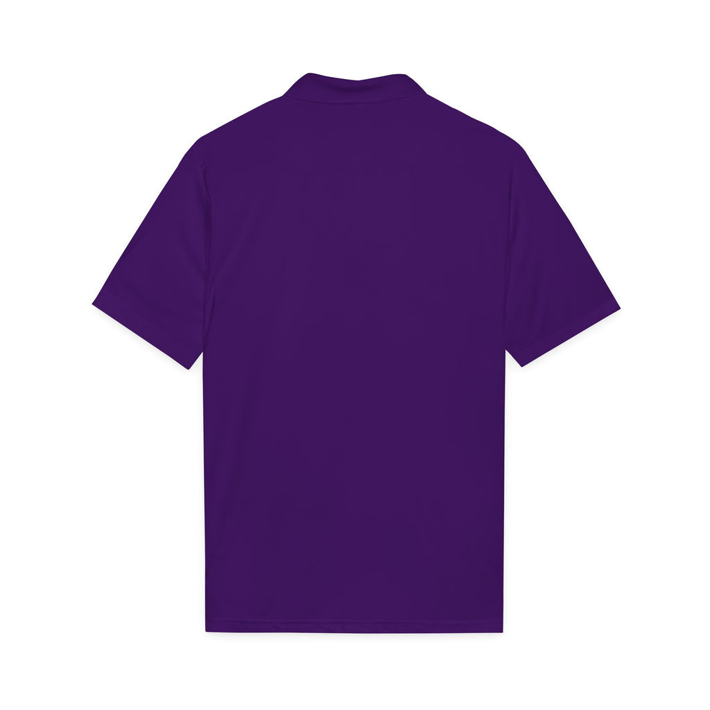 I Run polo, white logo
