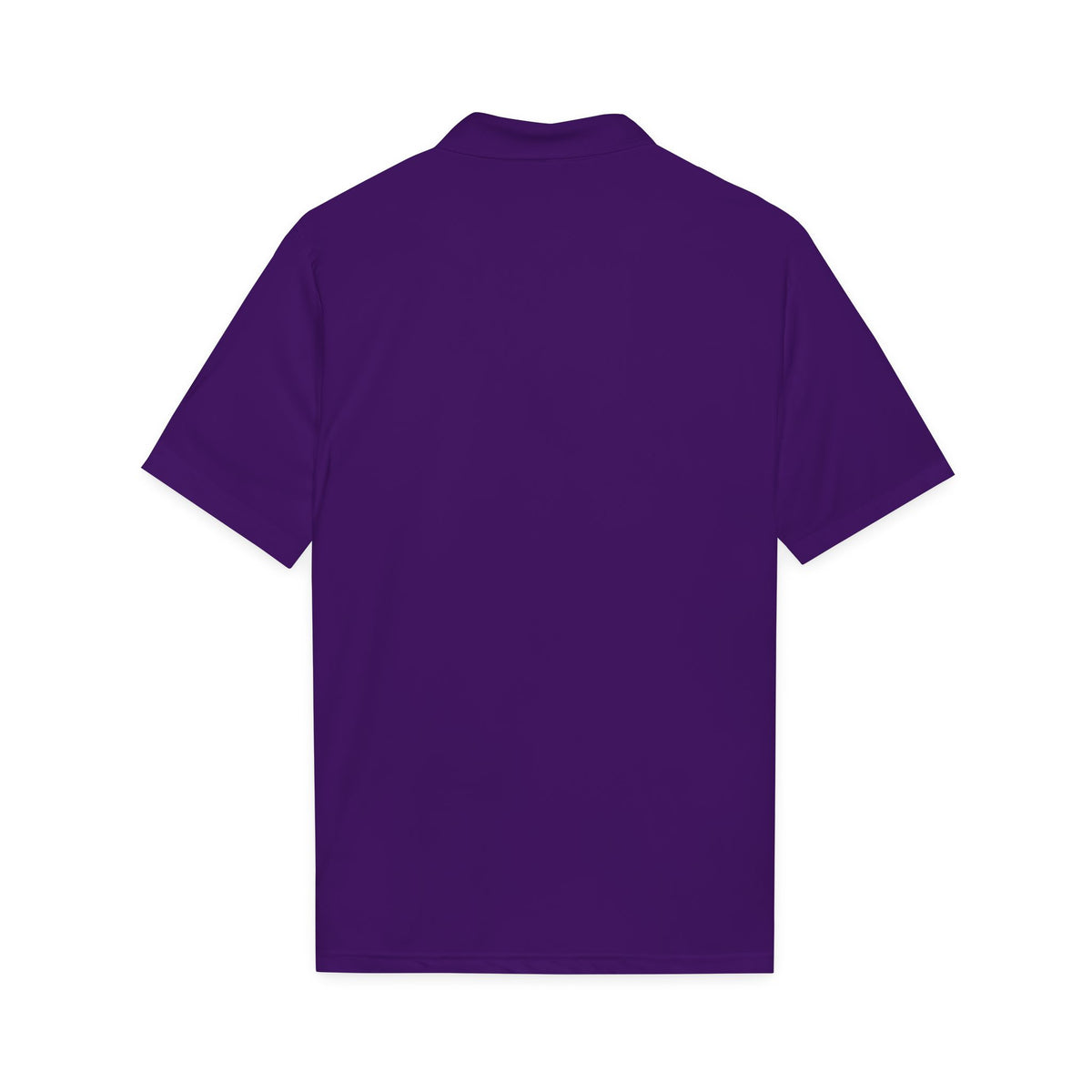 I Run polo, white logo
