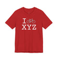 I Bike unisex T, grey bike