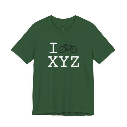 I Bike unisex T, black bike