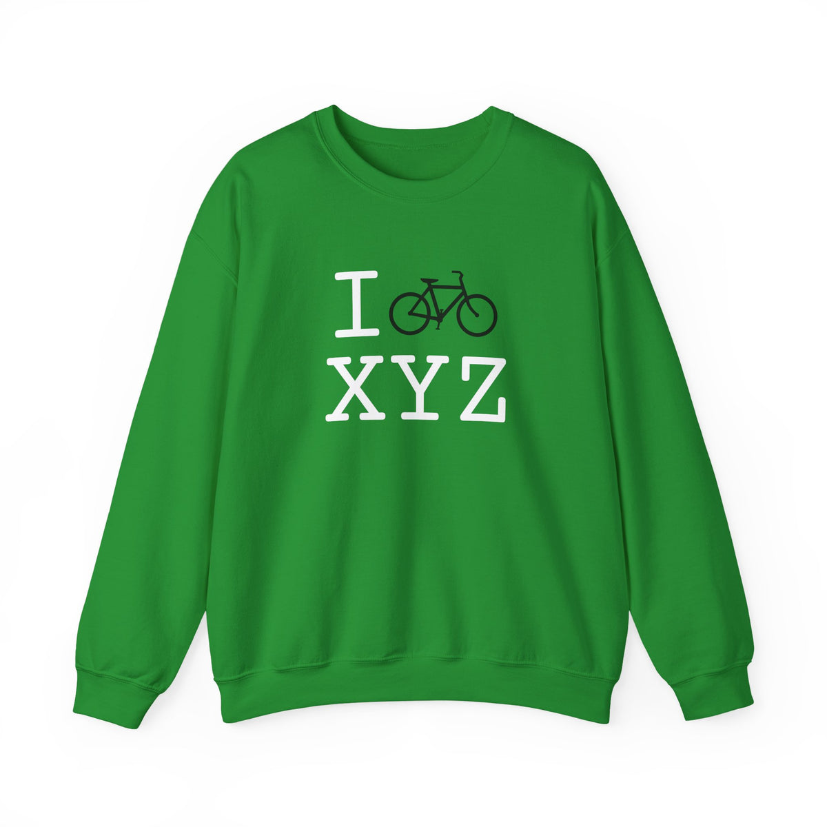 I Bike sweatshirt, black bike